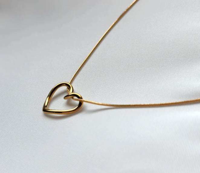 lover and heart Necklace