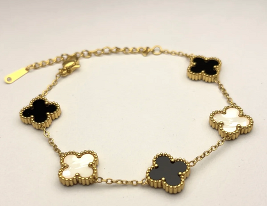 Black&White Charm Bracelet