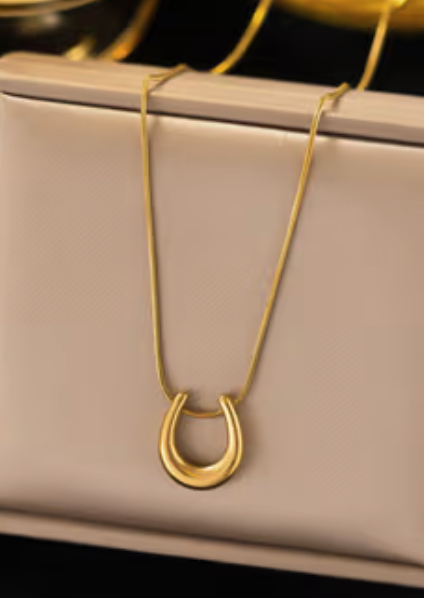 Golden Arc Necklace