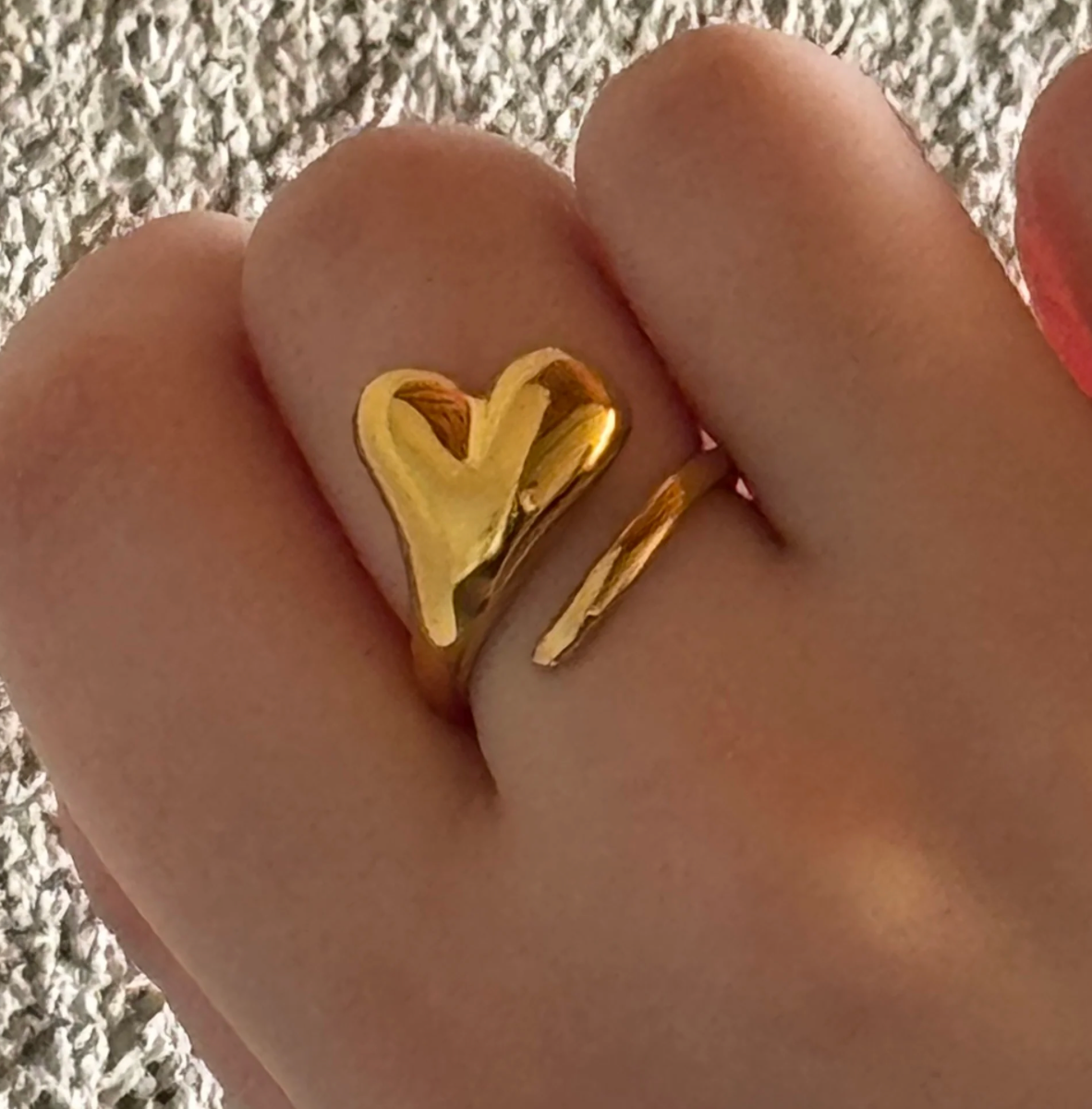 Heart Gold Ring