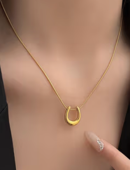 Golden Arc Necklace